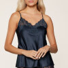 LingaDore - Satin top med blonde Midnight