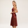 LingaDore - Lang Satin Natkjole Port