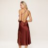 LingaDore - Lang Satin Natkjole Port