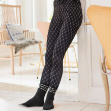 Hype The Detail - Printed Legging Sort