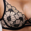 Chantelle - Lush Plunge BH Sort/Soft Pink