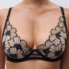 Chantelle - Lush Plunge BH Sort/Soft Pink