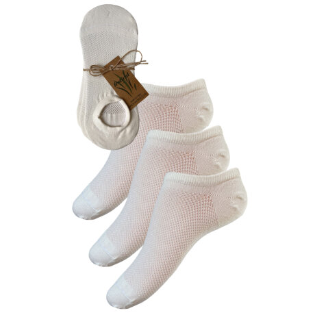Festival - Bambus Sneaker m. silikone Offwhite