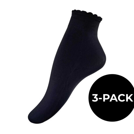 Festival - 3-PACK Soklet Microfiber 50 denier Sort