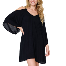 LingaDore - Strand Kjole med bar skulder Sort