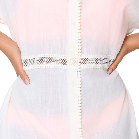 LingaDore - Strandkjole med detaljer Off White