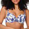 LingaDore - Print Bikini Top Blue White 