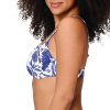 LingaDore - Print Bikini Top Blue White 