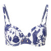 LingaDore - Print Bikini Top Blue White 