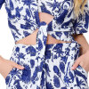 LingaDore - Print Strand Sæt Blue White 