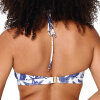 LingaDore - Print Vatteret Triangle Top Blue White