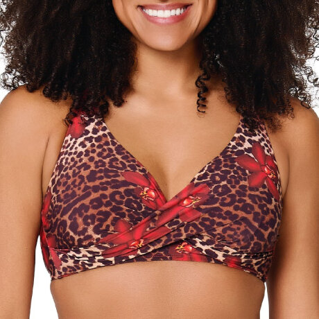 LingaDore - Leo Bikini Top med Bøjle Leopard LingaDore - Leo Bikini Top med Bøjle Leopard