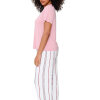 LingaDore - Stripe Pyjamas Sæt Pink/Print LingaDore - Stripe Pyjamas Sæt Pink/Print