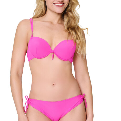 LingaDore - Halterneck Bikini Sæt Hot Pink