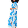 LingaDore - Strand Kimono Ortensia Blue
