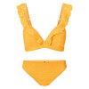 LingaDore - Vatteret Triangle Bikini Sæt Orange