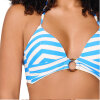 LingaDore - Vatteret Triangle Bikini Sæt Ortensia blue