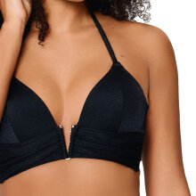 LingaDore - Vatteret Triangle Bikini Sæt Sort