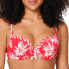 LingaDore - Leaf Bikini Top Leaf Stripe