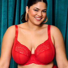 Elomi - Tiernie Plunge BH Red