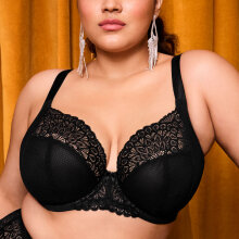 Elomi - Tiernie Plunge BH Sort Elomi - Tiernie Plunge BH Sort