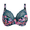 Elomi - Lucie Plunge BH Teal Floral Elomi - Lucie Plunge BH Teal Floral