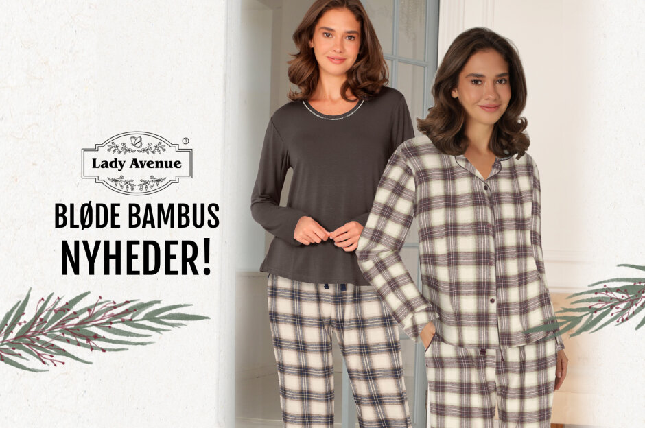 Blødt bambus nattøj fra Lady Avenue Blødt bambus nattøj fra Lady Avenue
