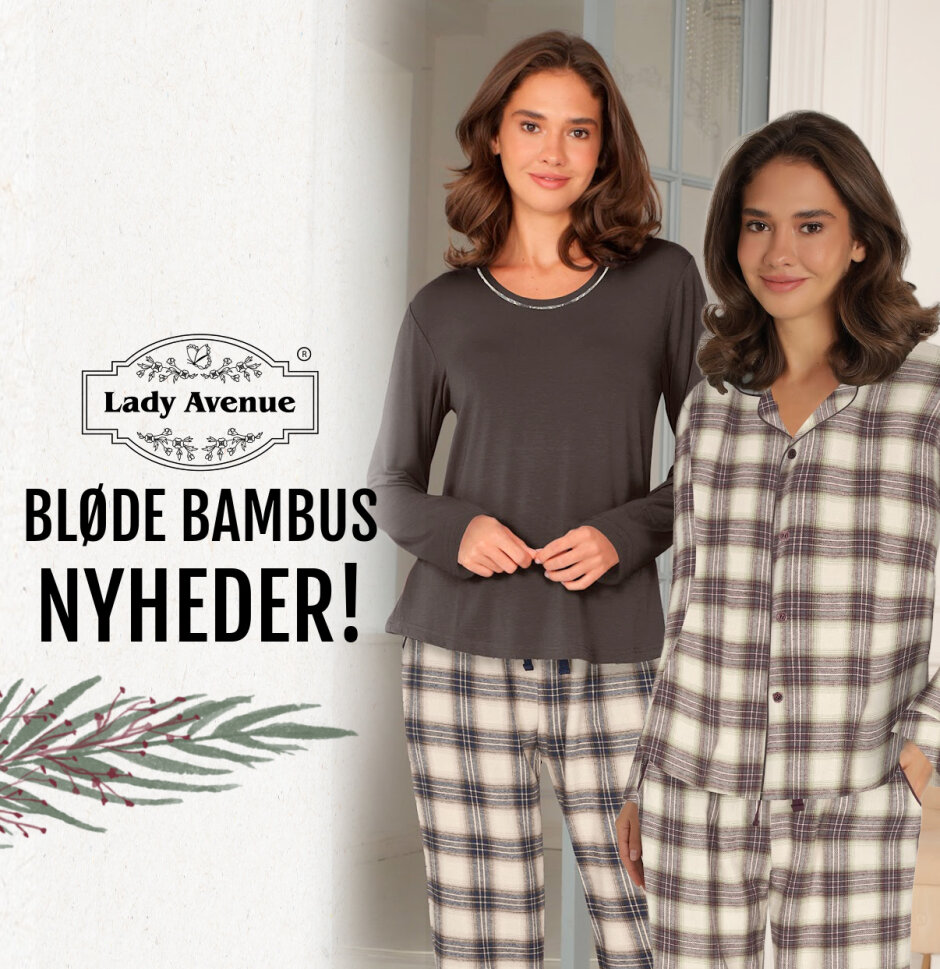 Blødt bambus nattøj fra Lady Avenue Blødt bambus nattøj fra Lady Avenue