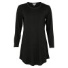 Lady avenue - Bambus Natkjole L/Æ Sort