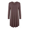 Lady avenue - Bambus Natkjole L/Æ Coffee Bean