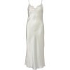 Lady avenue - Silk De Luxe Natkjole lang Offwhite