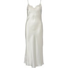 Lady avenue - Silk De Luxe Natkjole lang Offwhite