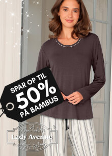 Black Friday - Black week - Spar 50% på Bambus nattøj fra Lady Avenue - Stor rabat på blødt nattøj Black Friday - Black week - Spar 50% på Bambus nattøj fra Lady Avenue - Stor rabat på blødt nattøj