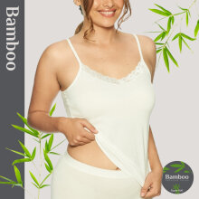 Lady avenue - Bambus Camisole m blonde Off-White Lady avenue - Bambus Camisole m blonde Off-White
