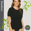 Lady avenue - Bambus T-shirt Sort