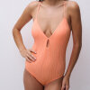 Chantelle - Swim One Plunge Badedragt Bright Melon