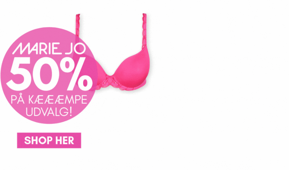 Marie Jo på tilbud - Stort udvalg af BH'er med indlæg spar 50%