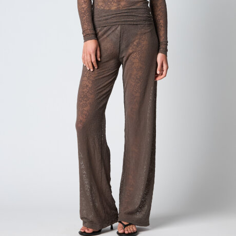 Hype The Detail - Lace Pant Brown