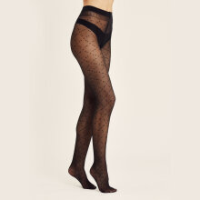 Hype The Detail - Diamond Tights 25 denier Sort