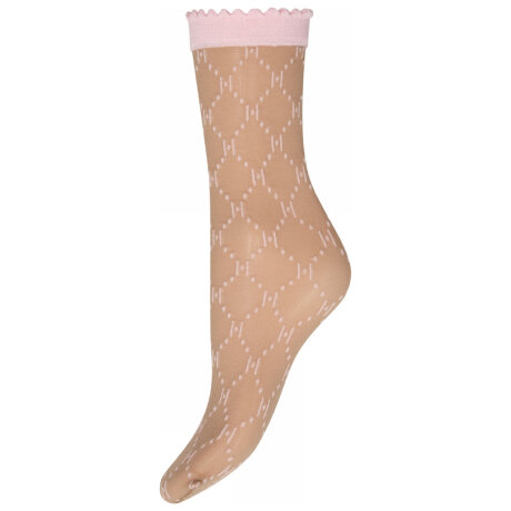 Hype The Detail - Logo Strømpe 25 denier Rose