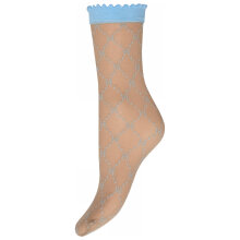 Hype The Detail - Logo Strømpe 25 denier Lyseblå