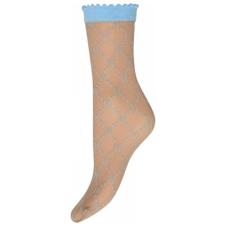 Hype The Detail - Logo Strømpe 25 denier Lyseblå