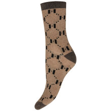 Hype The Detail - Lurex Strømpe Beige