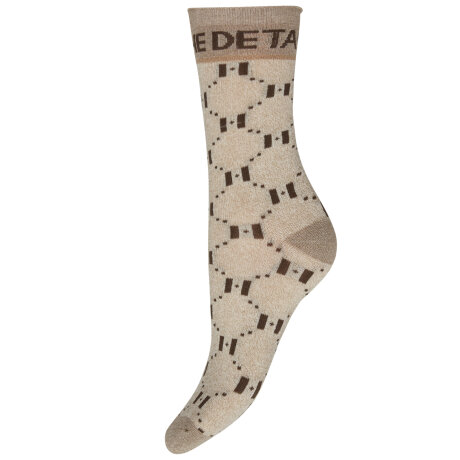 Hype The Detail - Lurex Strømpe Nude