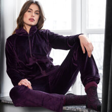 Decoy - Velour Hjemmesæt Purple