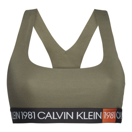 Calvin Klein - 1981 Bold Bralette Top Army Dust