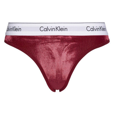 Calvin Klein - Modern Cotton Velvet String Raspberry