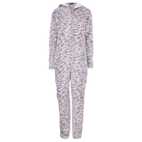 Decoy - Jumpsuit med Øre Leopard Grey Decoy - Jumpsuit med Øre Leopard Grey