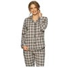Lady avenue - Flannel Pyjamas Wine Checks