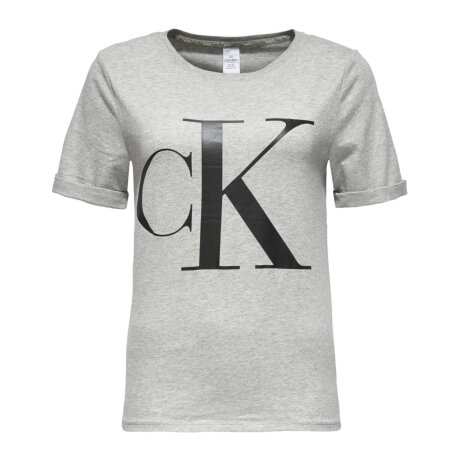 Calvin Klein - T-shirt Crew Logo Grå